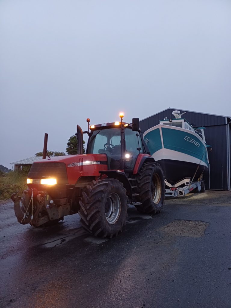 Préparation remise à l'eau Treffiagat Finistère